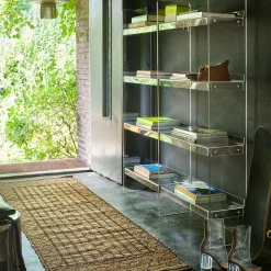 Bibliothèque en acrylique - 160 cm - Marron Smoke