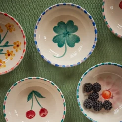 Bol trèfle en céramique