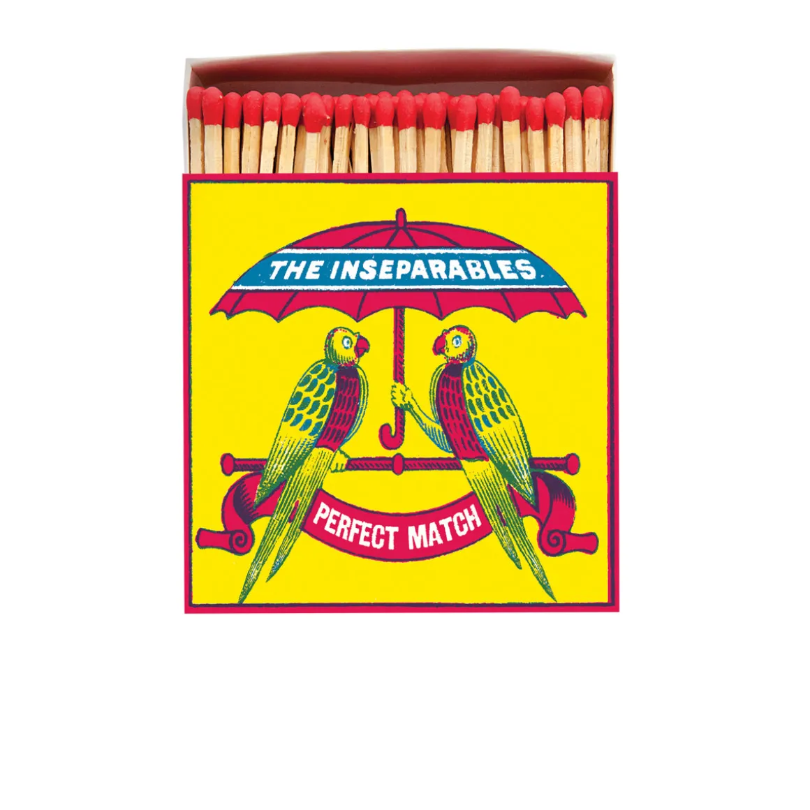 Boîte d'allumettes Inseparables