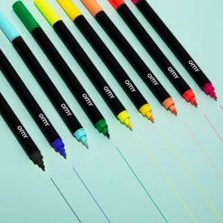 Boîte de 100 feutres double-pointe