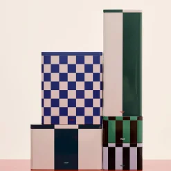 Boîte Tin à carreaux