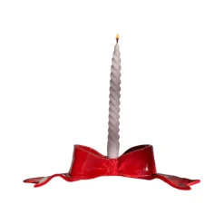 Bougeoir Nœud - Rouge