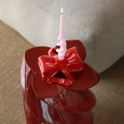 Bougeoir Ruban - Rouge