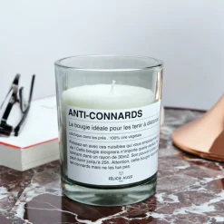 Bougie Anti-connards - feuilles de figuier