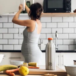 Bouteille Urban En Acier Argenté 1L