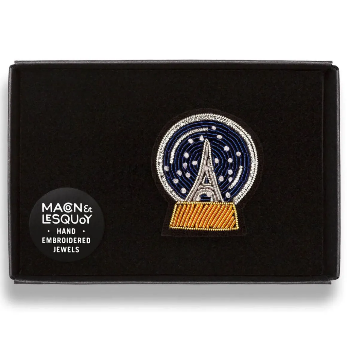 Broche Boule à Neige Paris