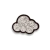 Broche Nuage Cumulus - Argent
