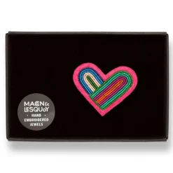 Broche Coeur en cage