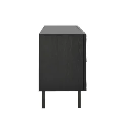 Buffet Graphic en teck verni - 4 portes