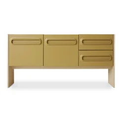 Buffet Space Dresser - 160 x 42 x 80 cm - Sage u0026 Cream