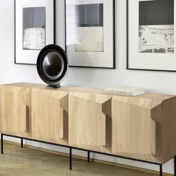 Buffet Stairs en chêne - 4 portes