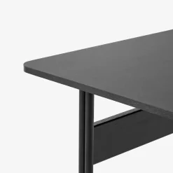 Bureau Pavilion AV16 Linoleum Black 4023 - Chêne Noir / Pieds Noir