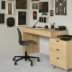 Bureau Wave en chêne - 1 Tiroir