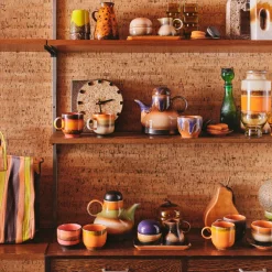 Cafetière Morning 70's en Céramique - 19 cm x 14 cm x 17.7 cm