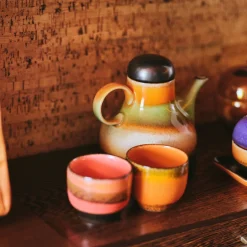 Cafetière Morning 70's en Céramique - 19 cm x 14 cm x 17.7 cm