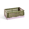 Caisse Crate Mix S - Olive/ Poudre