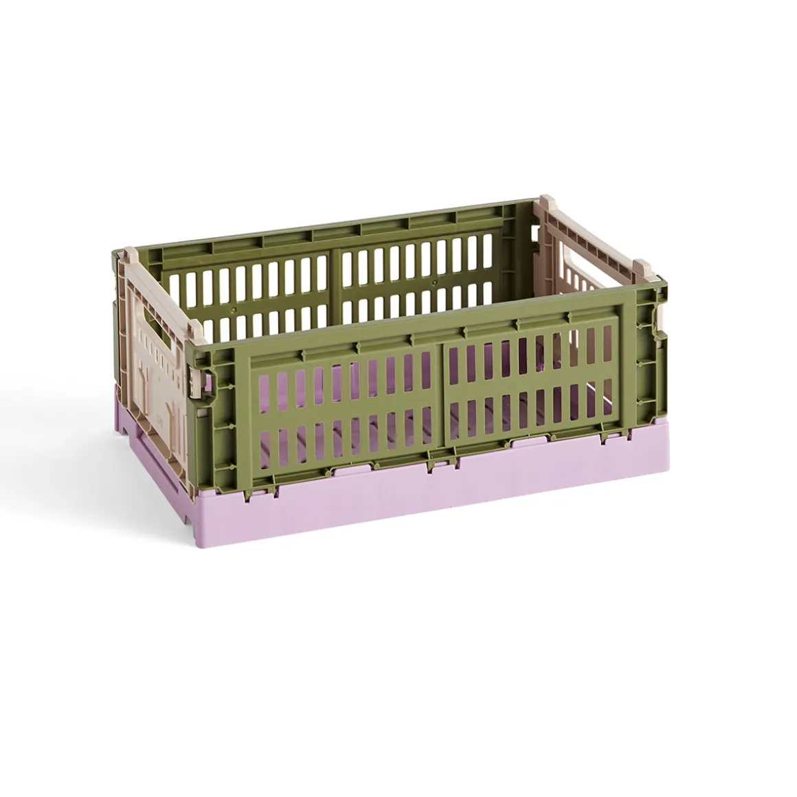 Caisse Crate Mix S - Olive/ Poudre