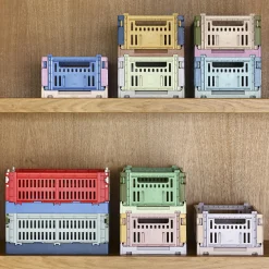 Caisse Crate Mix S - Rouge / Bleu