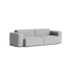 Canapé Mags Soft Low 2.5 places - Combinaison 1 - Steelcut Trio 113 - Coutures Light Grey