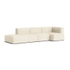 Canapé Méridienne Mags Soft 3 places - Combinaison 3 right - Hallingdal 100 - Coutures Beige
