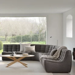 Canapé N701 - 3 Places - Gris foncé