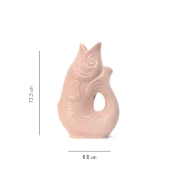 Carafe / Vase Monsieur Carafon Poisson - Rose
