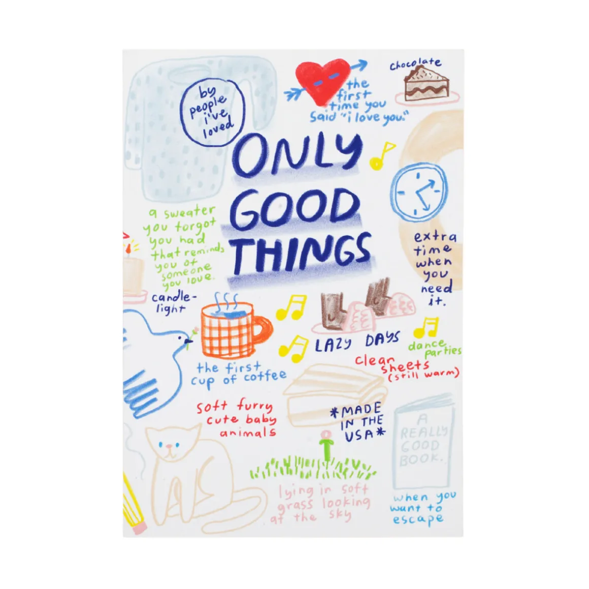 Carnet Only Good Things