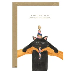 Carte d'anniversaire Whatever cat