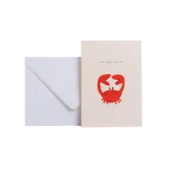 Carte de voeux Crabe