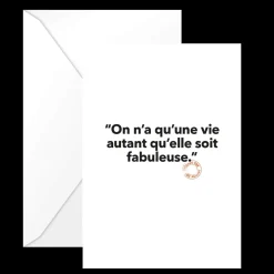 Carte Postale Loic Prigent On n'a qu'une vie