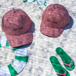 Casquette à rayures Love Club