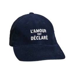 Casquette l'Amour est Déclaré Côtelé - Navy