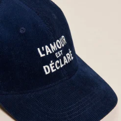 Casquette l'Amour est Déclaré Côtelé - Navy