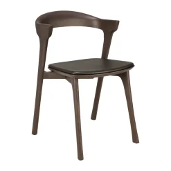 Chaise Bok en chêne brun