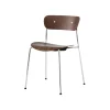 Chaise Pavilion AV1 Noyer/Chrome