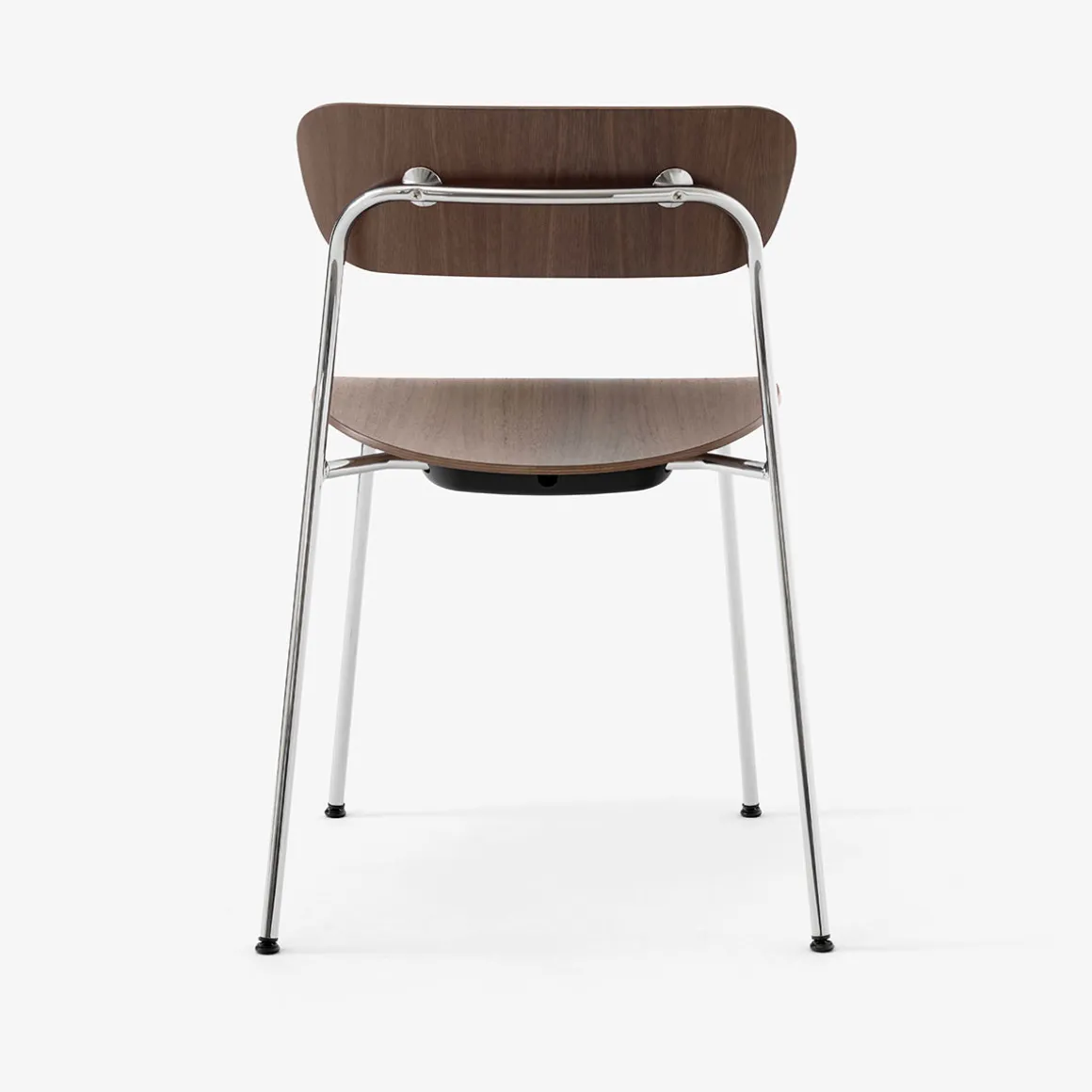 Chaise Pavilion AV1 Noyer/Chrome