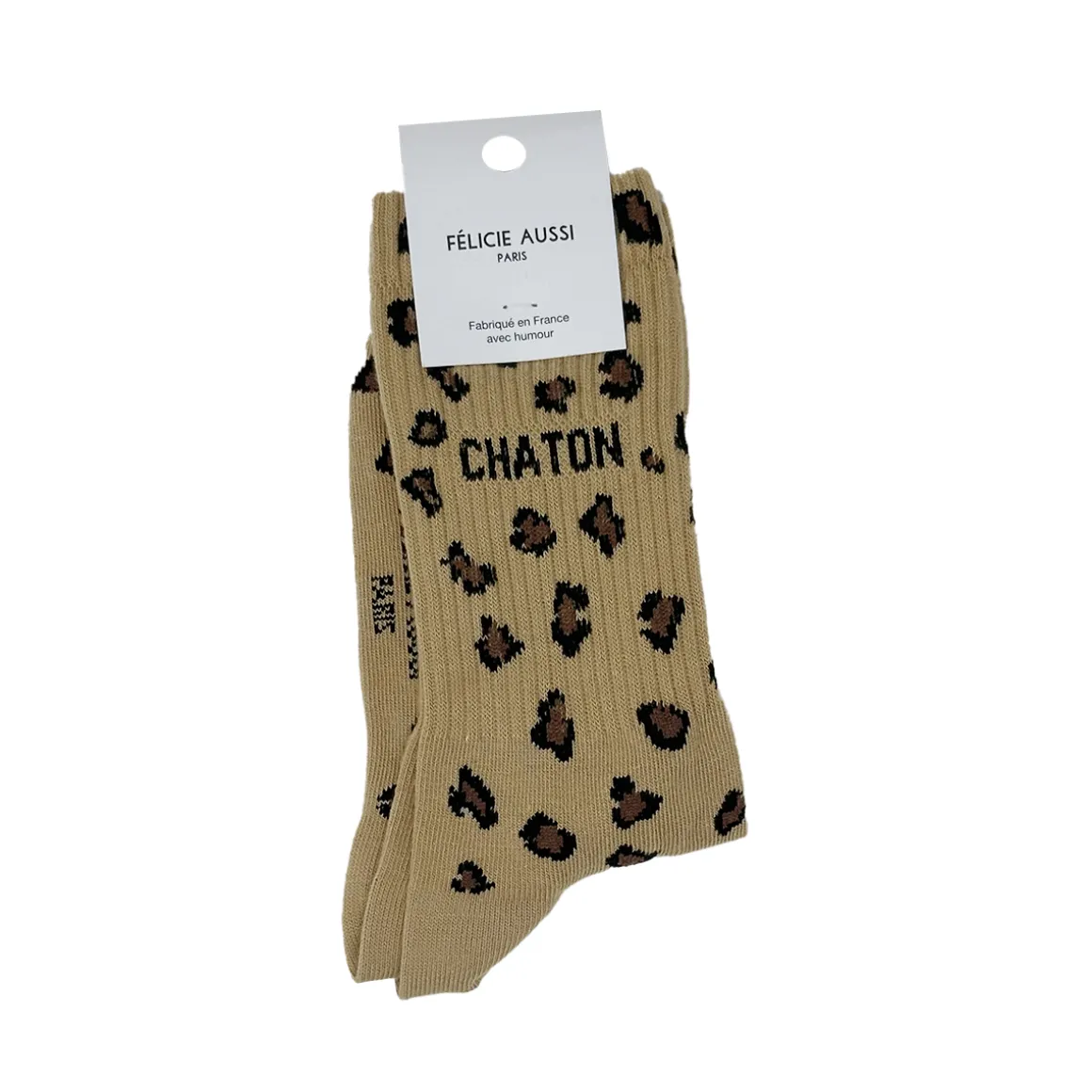 Chaussettes Chaton 36/40 - Léopard
