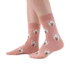 Chaussettes Longues Spitz - Rose