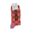 Chaussettes Qui Courent Vite 36/40 - Damier Rose