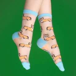 Chaussettes Transparentes - Corgi