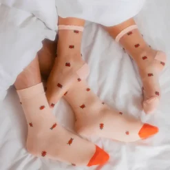 Chaussettes Transparentes Coccinelle
