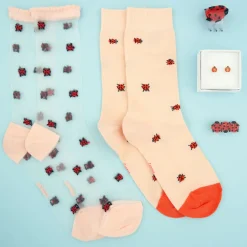 Chaussettes Transparentes Coccinelle