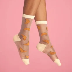 Chaussettes Transparentes Croissant