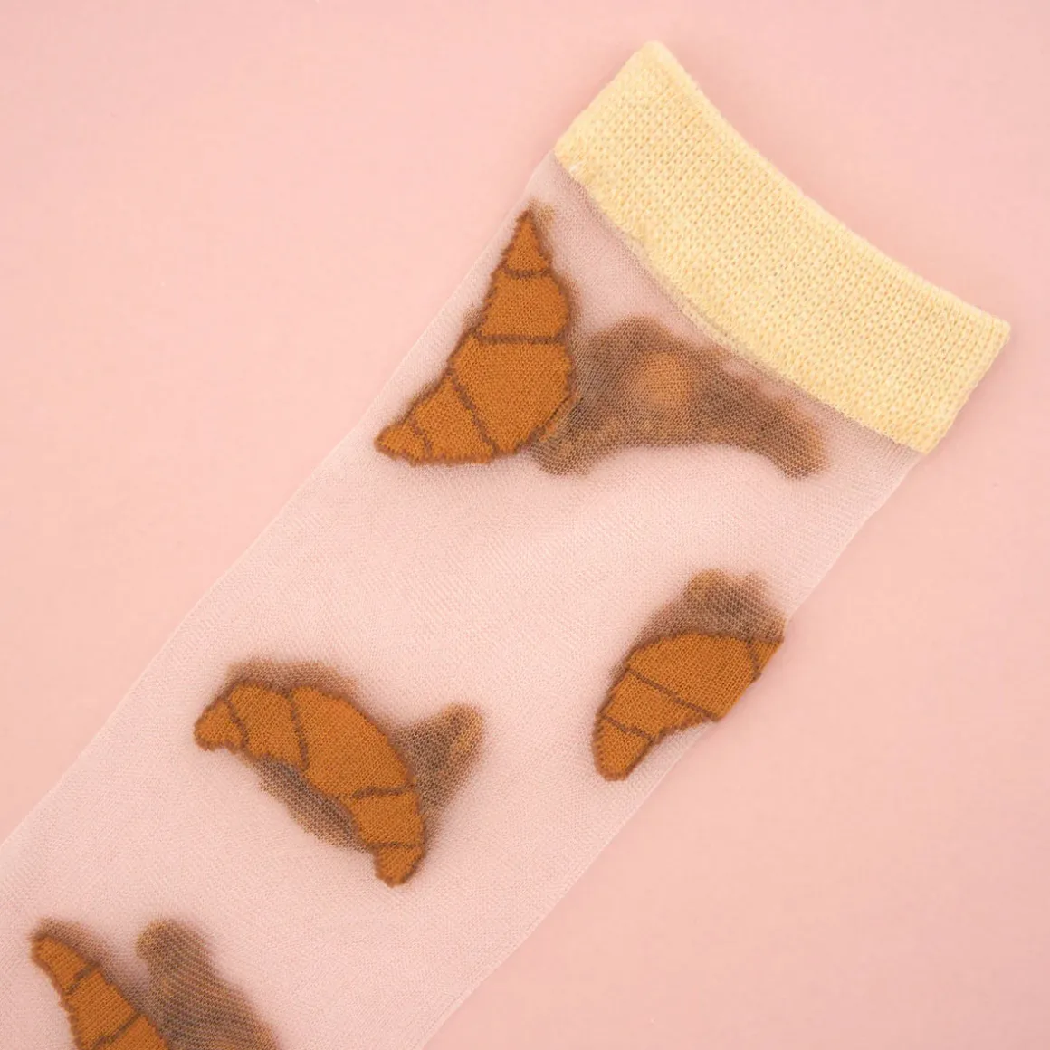 Chaussettes Transparentes Croissant