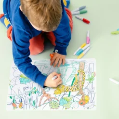 Coloriage réutilisable Amazonie Wildlife