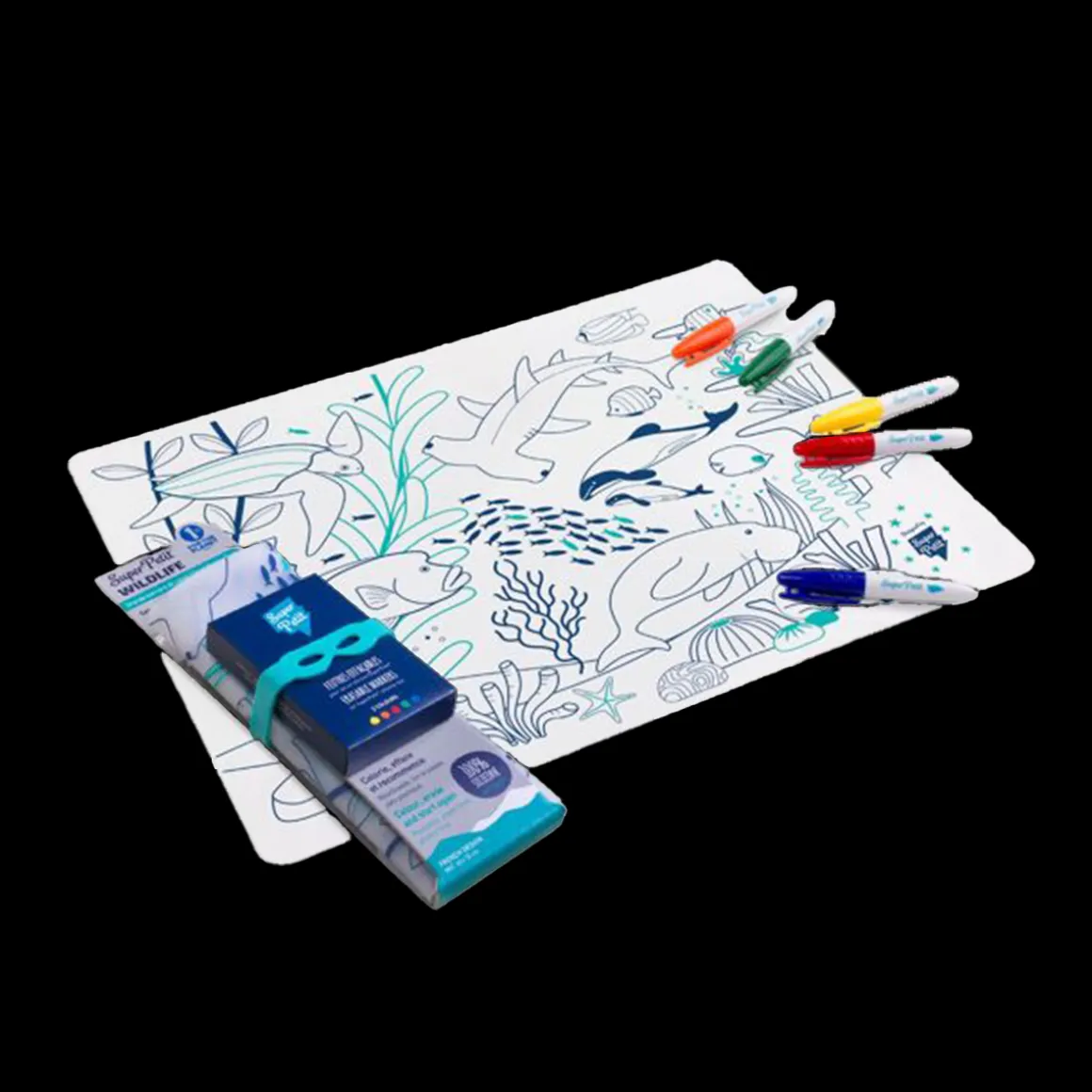 Coloriage réutilisable Barrière de Corail