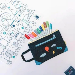 Coloriage réutilisable Château