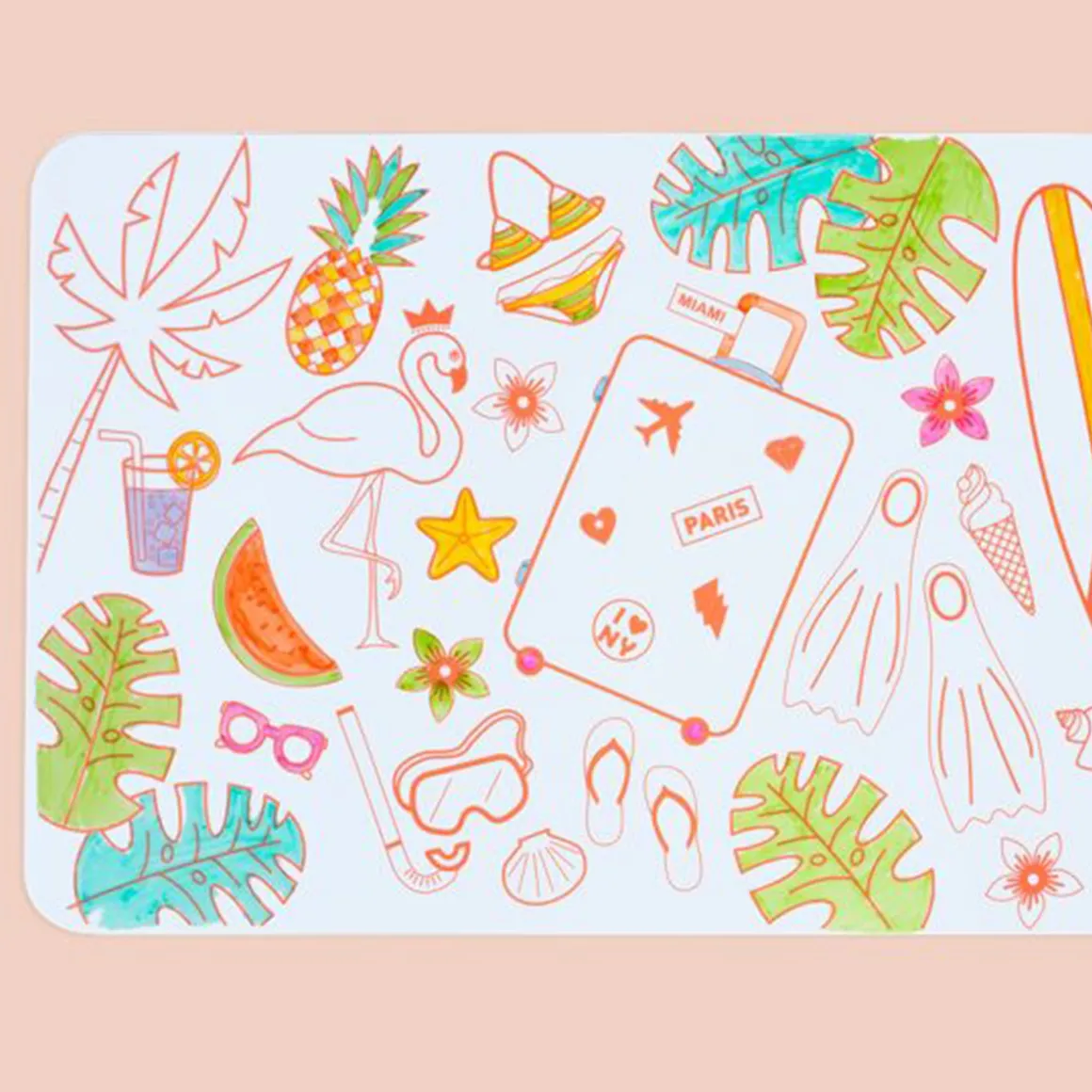 Coloriage Réutilisable Nomade Floride