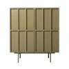 Commode / Buffet - 80 x 40 x 89 cm - Vert Olive
