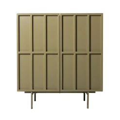 Commode / Buffet - 80 x 40 x 89 cm - Vert Olive